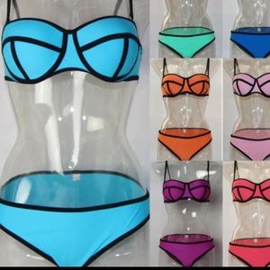 Look alike triangl bikini! Aqua blue
