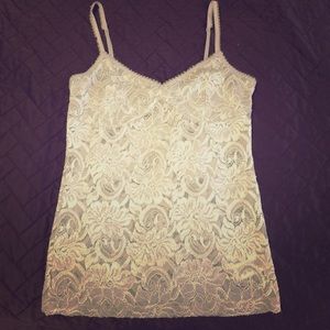 Forever 21 Lace camisole with adjustable straps