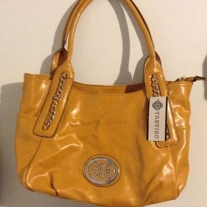 Brand new handbag mustard color