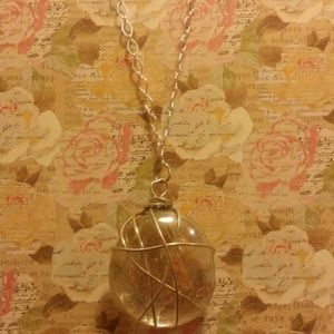 Wire wrapped necklace