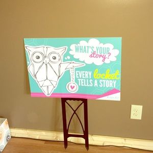 Origami owl yard sign