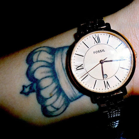 Women's Fossil Jacqueline Rose Goldtone Watch