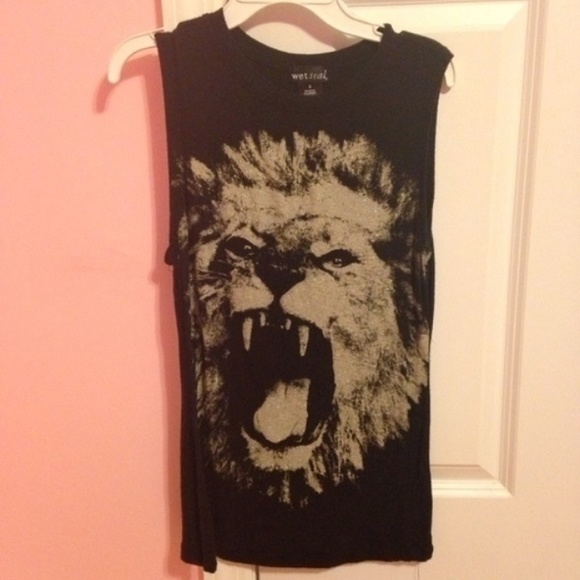 Sparkly tiger tank top
