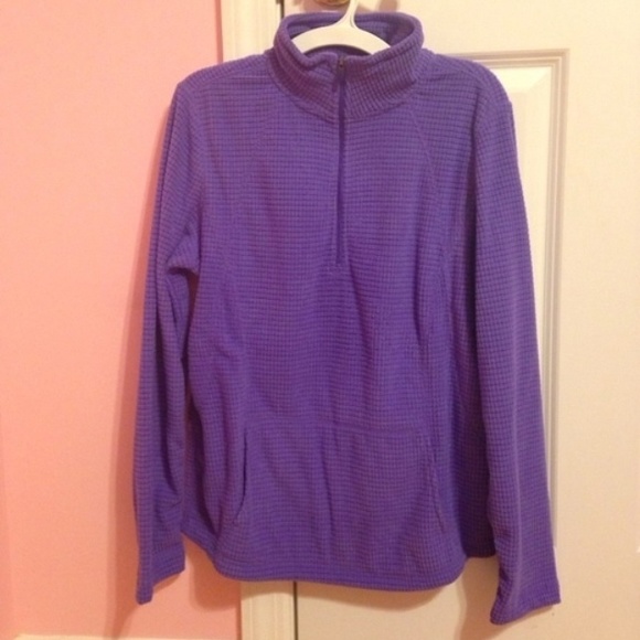 Purple half zip up
