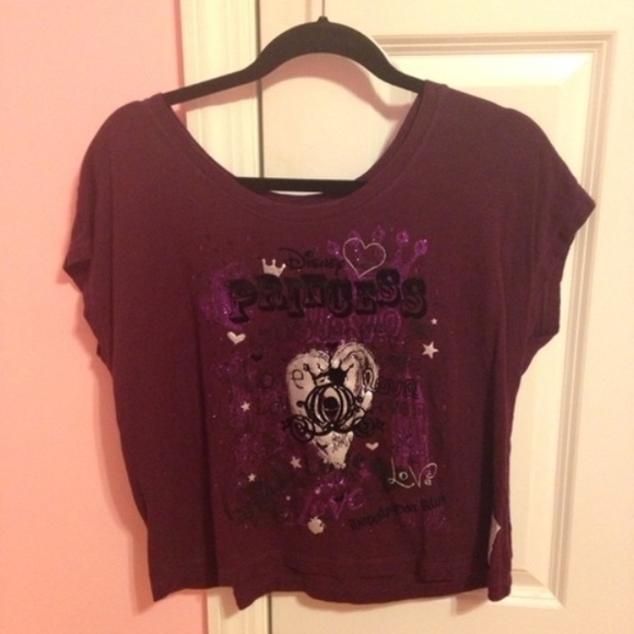 Disney princess crop top