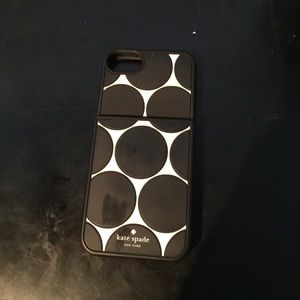 Kate Spade 5s phone case with card holder