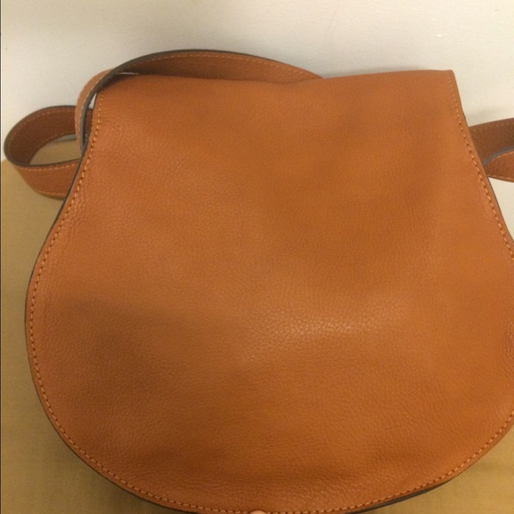 Chloe marcie medium crossbody in tan - Picture 3 of 4