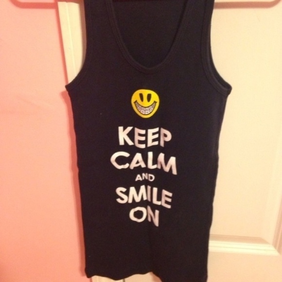 Keep calm tank top