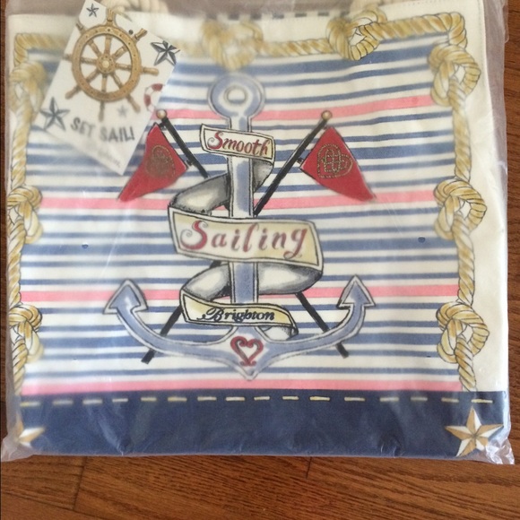 Brighton XL Canvas Tote NWT