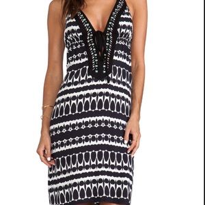 Nanette Lepore halter dress swim cover up.