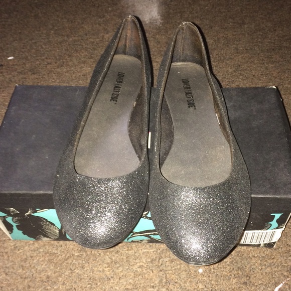 Black sparkle flats - Picture 2 of 2