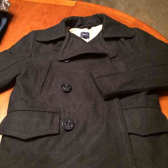 GapKids Navy wool Pea Coat