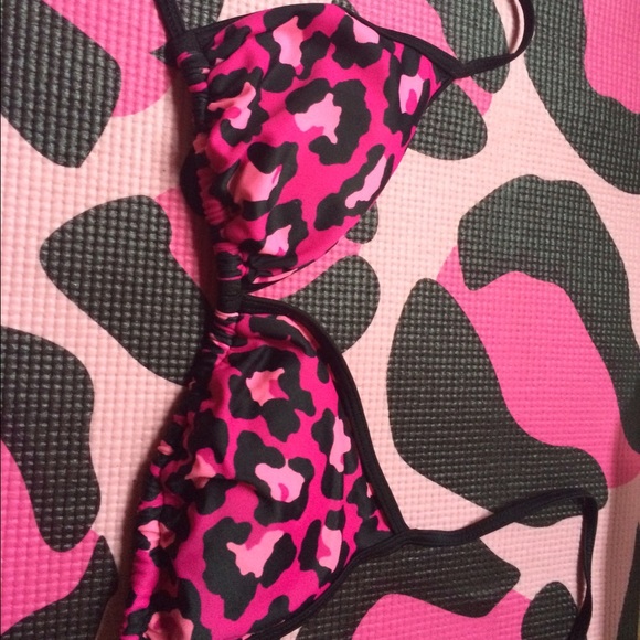 VS PINK cheetah print two piece - Picture 3 of 3