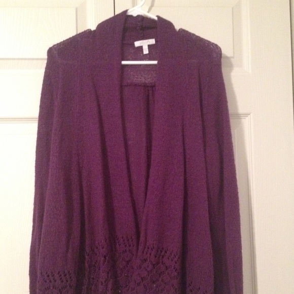 🌼 Cute purple cardigan by Delia's size XL