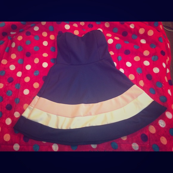 Navy blue dress