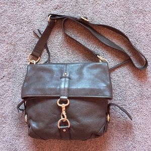 Banana Republic cross body handbag in grey leather