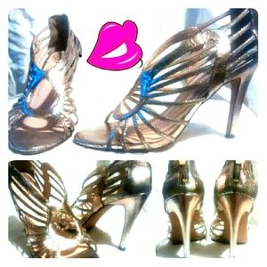 Vince Camuto Solana Leather High Heel Strappy