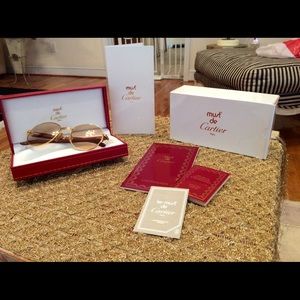 PRICE DROP !!!!  Cartier Vintage Men's Glasses.