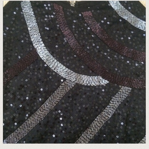 Black and silver Sequined dress - Picture 4 of 4