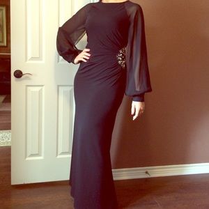 Gorgeous long black dress