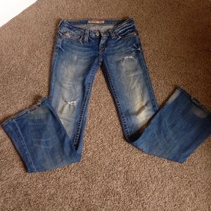 Flare Pre-Ripped Jeans
