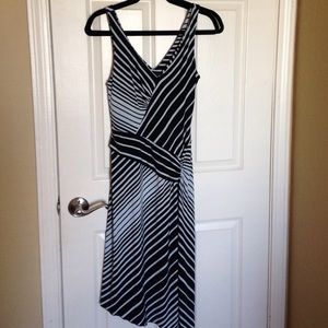 Bcbg stripes dress.