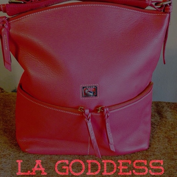 Large Authentic Slightly Used Pink Dooney Purse