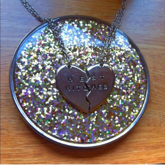 Nasty Gal Jewelry - Best Bitches necklace 2pcs