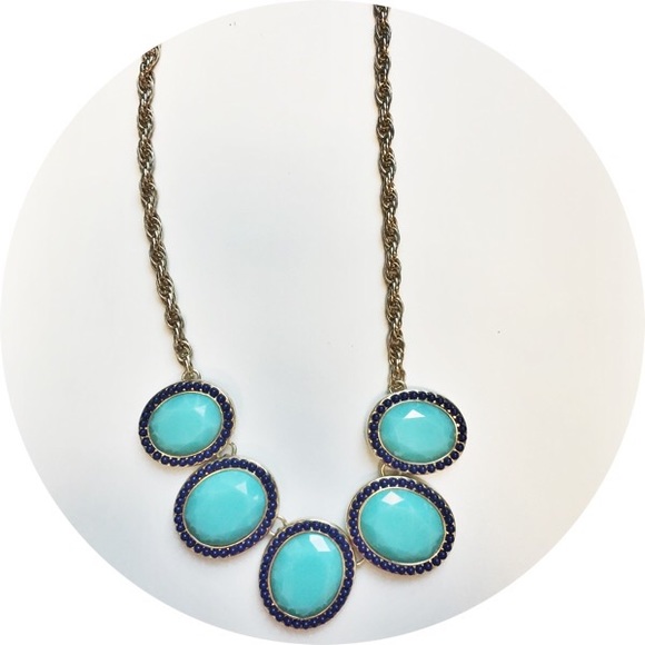 Banana Republic Turquoise & Navy Necklace