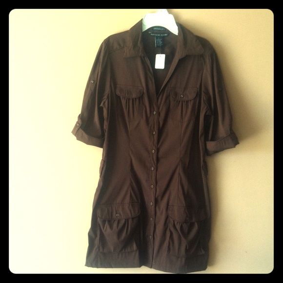 Chocolate jungle hopper dress