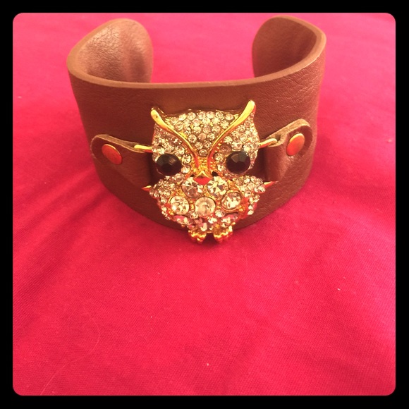 Jeweled Owl Bracelet