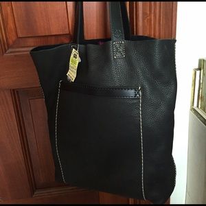Leather tote- Lucky Brand. NWT