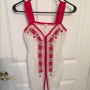Festive tunic tank