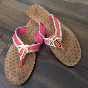 Juicy Couture Flip Flops with some bling! 💎