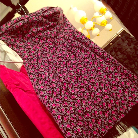 Floral Tube Top Dress