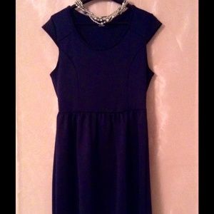 Navy Blue Mini Dress