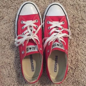 Red converse