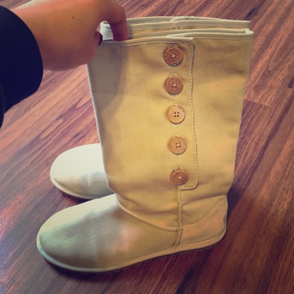 Authentic Ugg Canvas Boot
