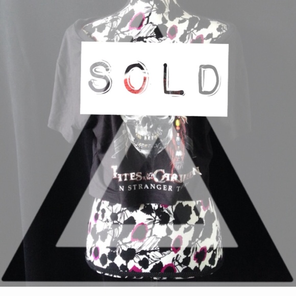 SOLD pirates crop top