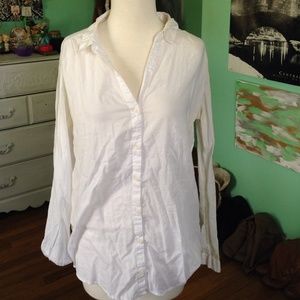 Light weight cotton oxford button up