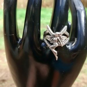 Sterling silver fairy ring size 7 (one of a kind)