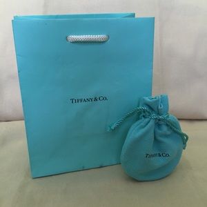 Authentic Tiffany & Co. Gift Bag and Jewelry Bag