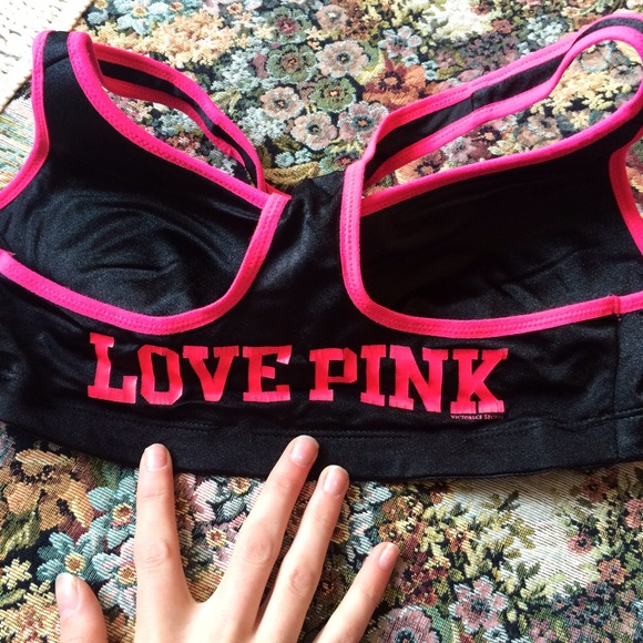 PINK Victoria's Secret Tops - Pink Padded Sports Bra