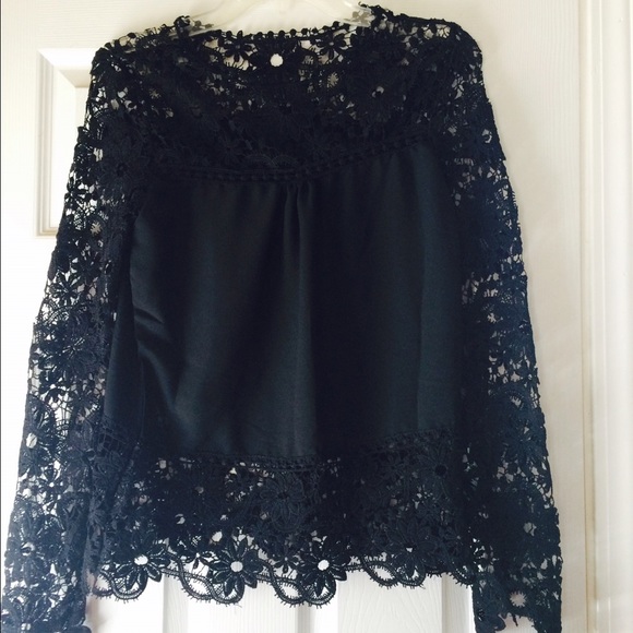 Beautiful lace spring blouse