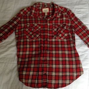 red,black,and white flannel