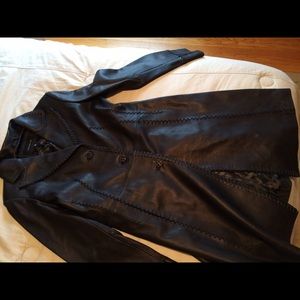 Black Jones New York Leather Jacket