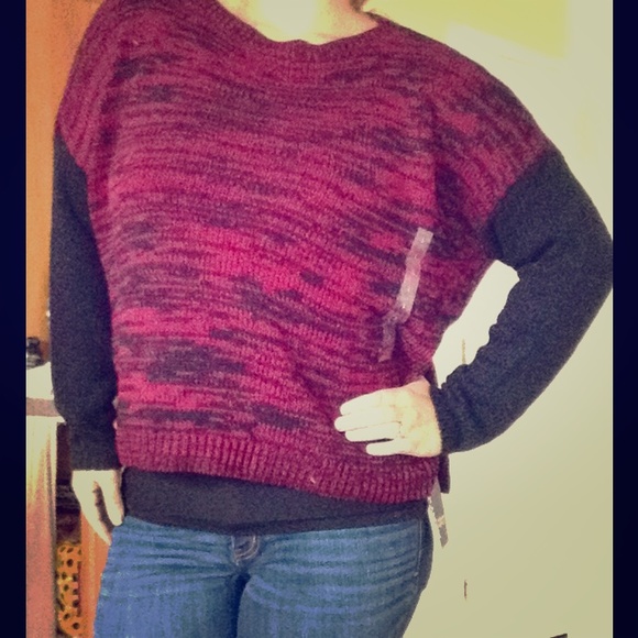 DKNY Sweaters - DKNY Ruby Boatneck Marl Pullover Sweater