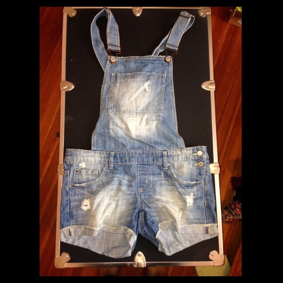 Garage Denim Overall Short