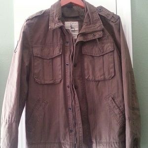 Zara man brown cargo jacket