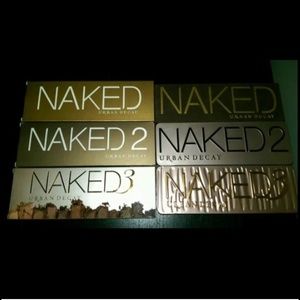 Urban Decay Naked Palettes 1, 2, 3